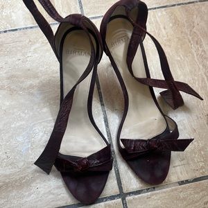 COPY - Alexandre Birman burgundy heels 38.5
